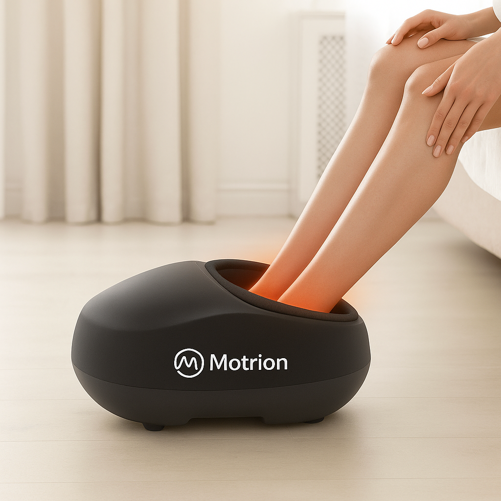 Shiatsu Foot Massager for Plantar Fasciitis & Neuropathy – Deep Kneading Heat Therapy