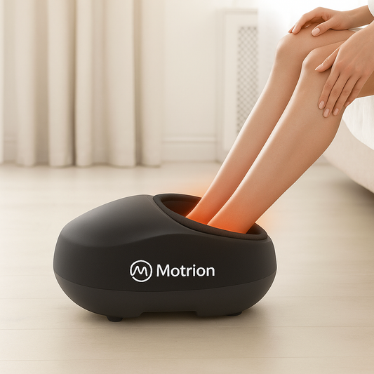 Shiatsu Foot Massager for Plantar Fasciitis & Neuropathy – Deep Kneading Heat Therapy