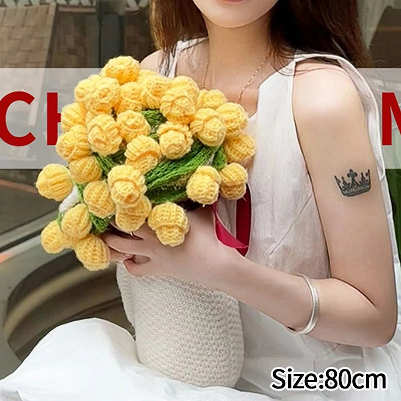 Rose Bouquet Crochet Blanket™