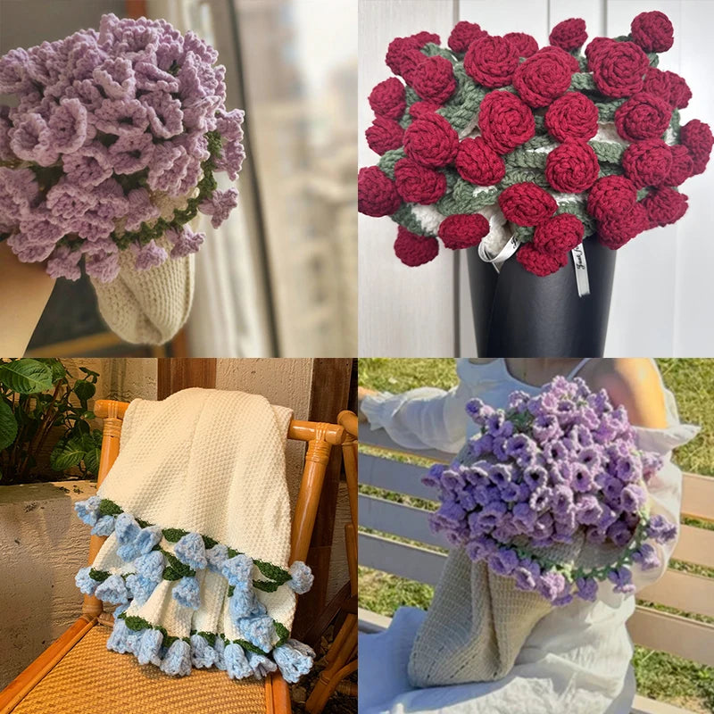 Rose Bouquet Crochet Blanket™