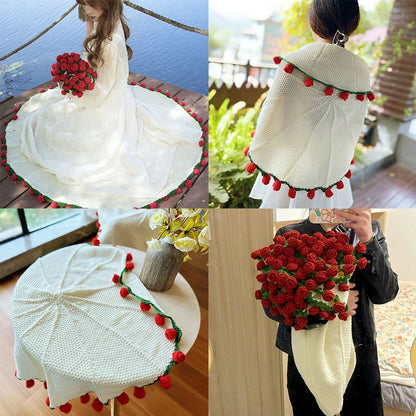 Rose Bouquet Crochet Blanket™